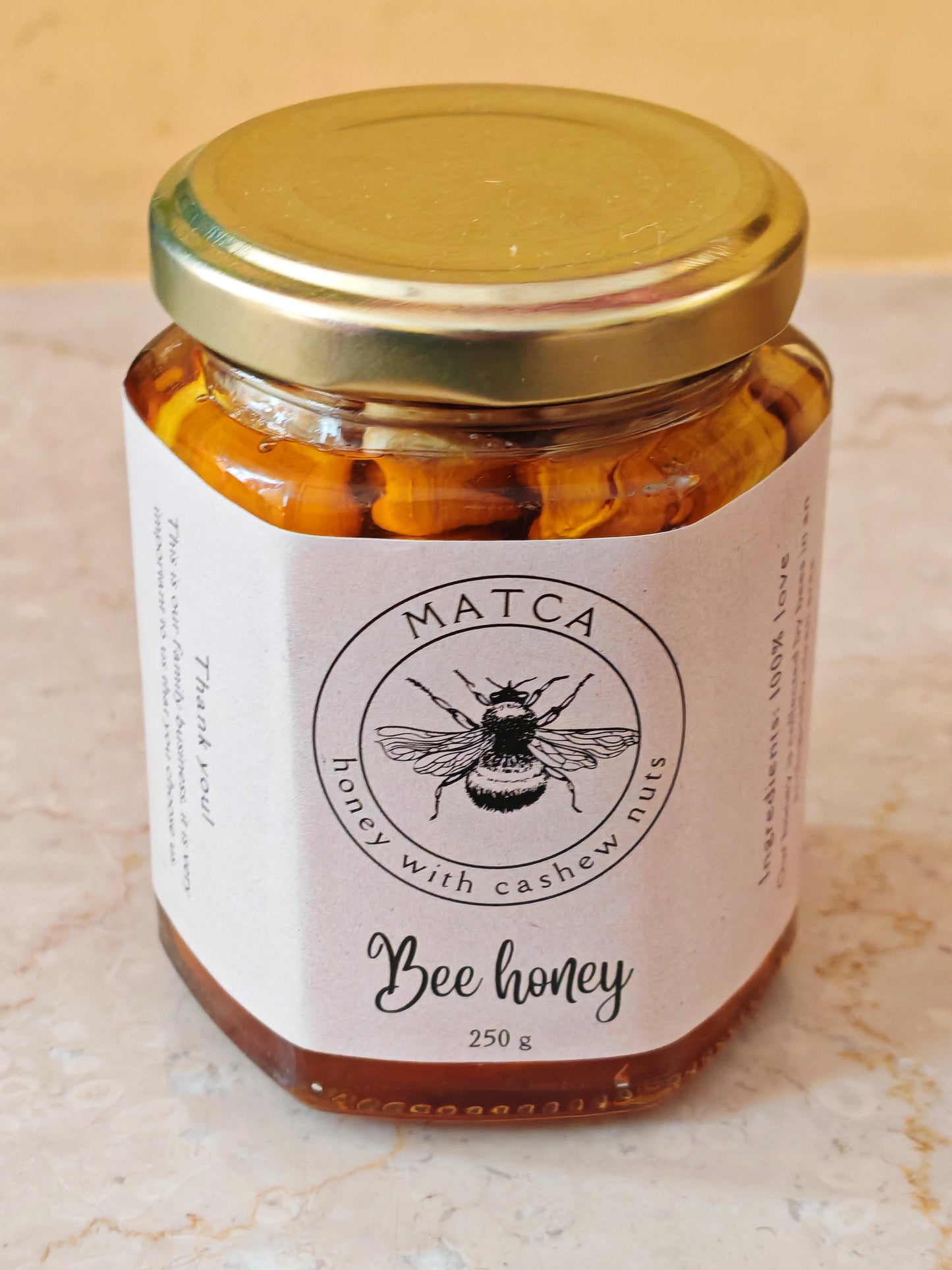 Honey with cashew nuts 250 gr